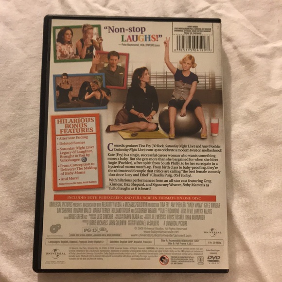 Baby Mama DVD - Tina Fey and Amy Poehler - Picture 2 of 2